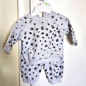 Little Me Leopard Active Set 3 Months